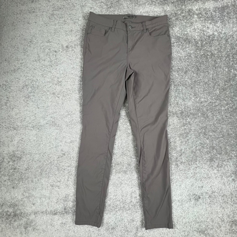 Prana Halle Straight Leg Hiking Pants Gray W4317RG08 Womens Size 10 Regular